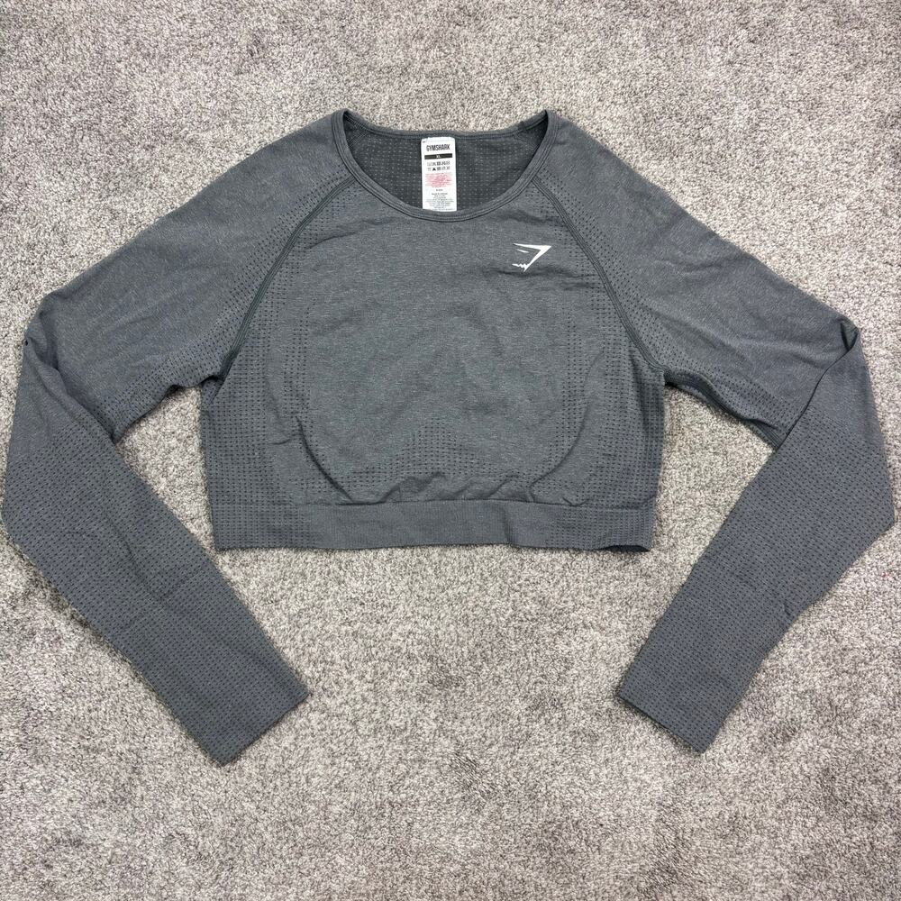 Gymshark Vital Crop Top Grey XL